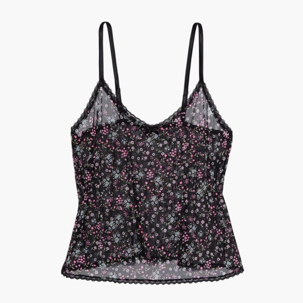 Savage mesh cami and mesh short